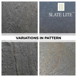Lite Stone Galaxy Black Slate Veneer 30 X 20Cm Sample - thumbnail 2