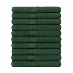 OHS 10 Pack Of 100% Cotton Bathroom Bath Towel - thumbnail 1