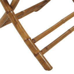 Beliani Foldable Bistro Table 70 X 70 Cm Natural Wood Indoor Outdoor - thumbnail 5