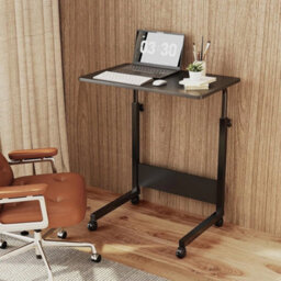 Laptop Stand Side Table Height Adjustable Mobile Computer Desk Study - thumbnail 1