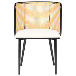 Beliani Set Of 2 Dining Chairs Kobuk Metal Black - thumbnail 5