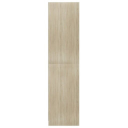 Vidaxl Wardrobe Sonoma Oak 100X50X200 Cm Engineered Wood - thumbnail 6