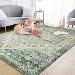 Ameha Ember Cashmere Rug 160 X 230 Cm Large Area Bedroom Modern Living Room Carpet Hallway Indoor/outdoor Non  Slip Rugs - thumbnail 4