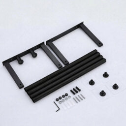 Billtix Stainless Steel Bathroom Towel Holder, Wall Mounted Rack For Rolled Towels In Black Colour - thumbnail 2