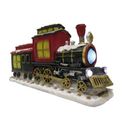 SecureFix Direct Light Up Santa Express Train Ornament (Christmas Decoration Led Lighted Figurine Home Decor) - thumbnail 3
