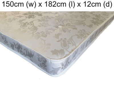 Save On Goods UK Spring Interior, Metal Action Replacement Sofabed Sofa Bed Settee Spring, 2 Fold,sprung Mattress (150Cm (W) X 182Cm (L) X 12Cm (Th - image 1
