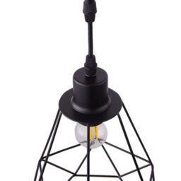 Thehotsale Black Modern Industrial Style 3-Head Floor Lamp With Irregular Shade, Assembly Required - thumbnail 5