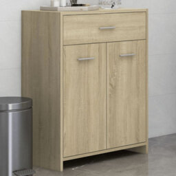 Berkfield Bathroom Cabinet Sonoma Oak 60X33X80 Cm Engineered Wood - thumbnail 3