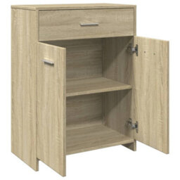 Berkfield Bathroom Cabinet Sonoma Oak 60X33X80 Cm Engineered Wood - thumbnail 7