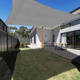 Grey 2X3M Rectangular Shade Sail Waterproof Uv Resistant - thumbnail 1