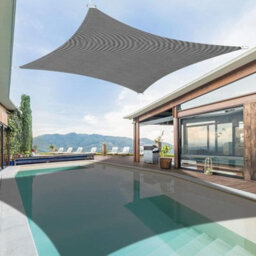 Grey 2X3M Rectangular Shade Sail Waterproof Uv Resistant - thumbnail 2