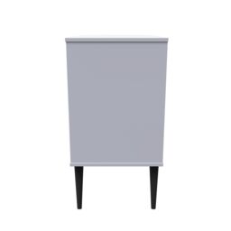 Hong Kong Ready Assembled Matt Grey No Effect 3 Drawer Wide Chest (H)695mm (W)765mm (D)415mm - thumbnail 6