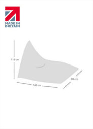 rucomfy Beanbags Rucomfy Kids Water Resistant Reversabug - Cirque Chic Lounger Bean Bag - thumbnail 4