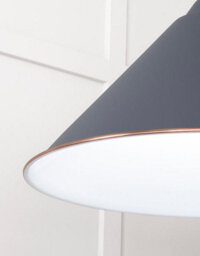 From the Anvil White Gloss Hockley Pendant In Slate - thumbnail 6
