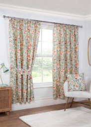 "Sundour Pencil Pleat Curtains Amaryllis By Iliv Interior Textiles Taped Top Curtains Cream 90X54"""