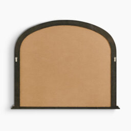 Furniturebox Uk Cecily Gold Wood Large 110X90 Overmantle Arch Mirror - thumbnail 5