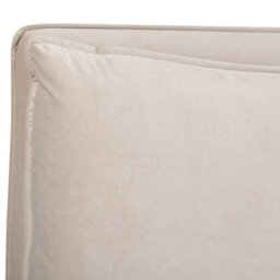 Beliani Bed Velvet Bajonna 160 X 200 Cm (Eu King Size) Taupe - thumbnail 7