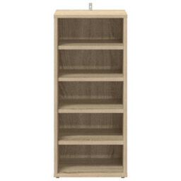 Berkfield Durable Shoe Cabinets 2 Pcs Sonoma Oak 31.5X35X70 Cm Engineered Wood - thumbnail 5