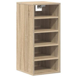 Berkfield Durable Shoe Cabinets 2 Pcs Sonoma Oak 31.5X35X70 Cm Engineered Wood - thumbnail 6