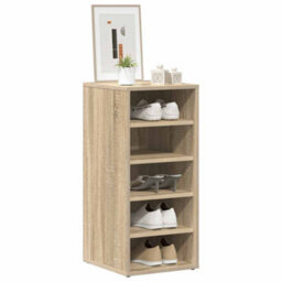 Berkfield Durable Shoe Cabinets 2 Pcs Sonoma Oak 31.5X35X70 Cm Engineered Wood - thumbnail 3