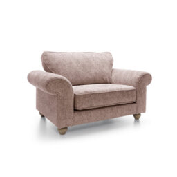 Abakus Direct Ingrid Collection Cuddle Chair In Woodrose - thumbnail 3