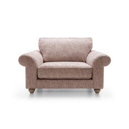 Abakus Direct Ingrid Collection Cuddle Chair In Woodrose - thumbnail 2