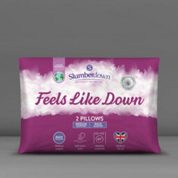 Slumberdown Feels Like Down 2 Medium Pillows - thumbnail 1