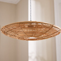 Dibor Extra Wide Natural Home Décor Ceilling Light Shade H14 X D55Cm - thumbnail 4
