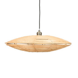 Dibor Extra Wide Natural Home Décor Ceilling Light Shade H14 X D55Cm
