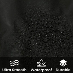 Black Plain Shower Curtain (W)180Cm - thumbnail 3