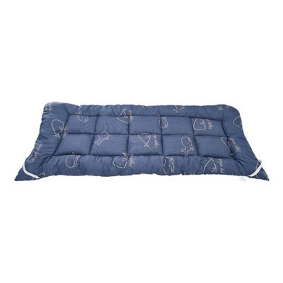 Futon Mattress Deep Quilted Mattress Brushed Roll Up Filling Pad Mattress King, 150X200Cm(Thickness 10Cm) - image 1