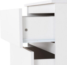 Seconique Malvern 4 Drawer Chest White Recessed Handles - thumbnail 7