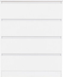 Seconique Malvern 4 Drawer Chest White Recessed Handles - thumbnail 4