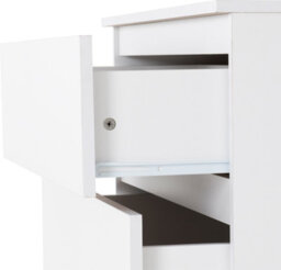 Seconique Malvern 4 Drawer Chest White Recessed Handles - thumbnail 9