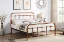 Burford Copper Vintage Victorian Style Metal Bed Frame - King 5Ft - thumbnail 1