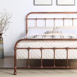 Burford Copper Vintage Victorian Style Metal Bed Frame - King 5Ft - thumbnail 3
