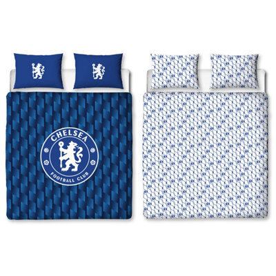 Chelsea Football Club Geometric Double Duvet Cover - image 1