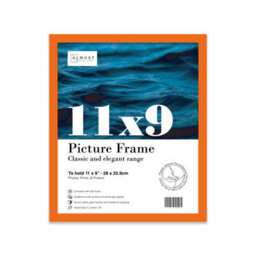 11X9 Orange Picture Frame (27.9 X 22.9Cm) Poster, Photo, Artwork, Gallery Wall Or Print