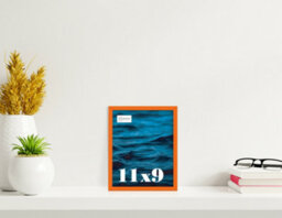 11X9 Orange Picture Frame (27.9 X 22.9Cm) Poster, Photo, Artwork, Gallery Wall Or Print - thumbnail 2