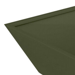 Berkfield Modern Garden Bowl Planter Olive Green 50X50X15 Cm Steel - thumbnail 9