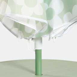 Ohs Kids Daisy Folding Bistro Set Table Chair With Parasol Garden Patio - thumbnail 7