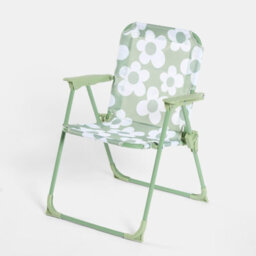 Ohs Kids Daisy Folding Bistro Set Table Chair With Parasol Garden Patio - thumbnail 6