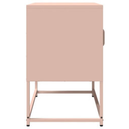Berkfield Elegant Tv Cabinet Pink 68X39X60.5 Cm Cold-Rolled Steel - thumbnail 7
