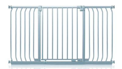 Safetots Elite Pressure Safety Gate, 143Cm - 152Cm, Matt Grey, Pressure Fit Stair Gate - image 1