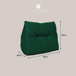 Lancashire Textiles Front Sleeper Pillow Hollowfibre Filling And 100% Cotton Casing Soft/medium Support - Pillow Pair - thumbnail 2