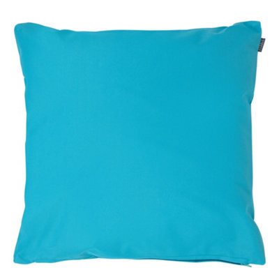 Icon Indoor And Outdoor Print Waterproof Filled Cushion Aqua Blue - image 1