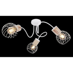 Luminosa Lighting Luminosa Luise Multi Arm Semi Flush Ceiling Lamp White 3X E27 - thumbnail 5