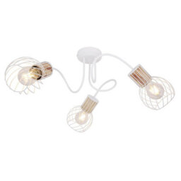 Luminosa Lighting Luminosa Luise Multi Arm Semi Flush Ceiling Lamp White 3X E27