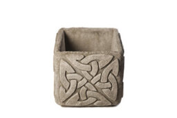 Pair Of Stone Cast Large Celtic Garden Planter Pots - thumbnail 6