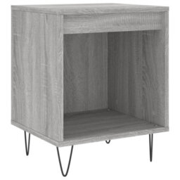 Berkfield Bedside Cabinet Grey Sonoma 40X35X50 Cm Engineered Wood - thumbnail 2